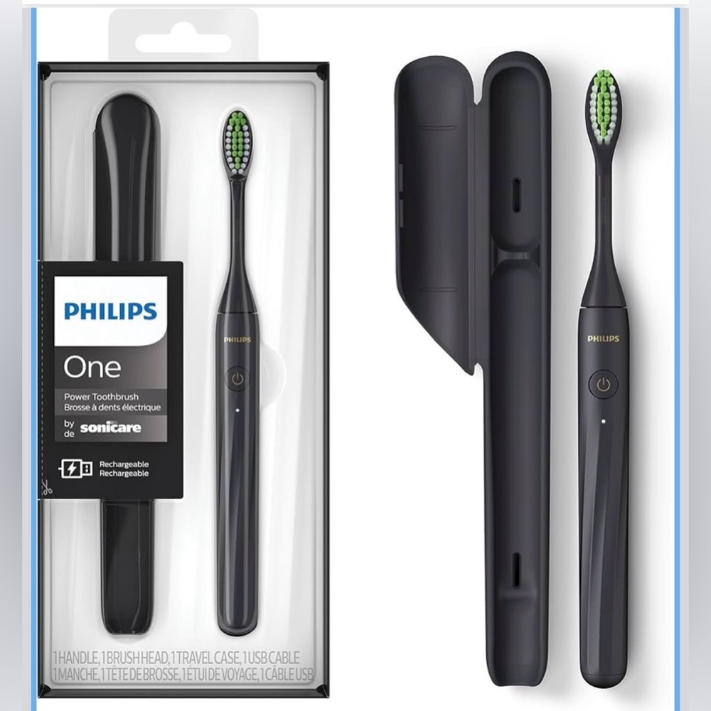 NIB Philips Sonicare One,Rechargeable Toothbrush,Shadow Color HY1200/26